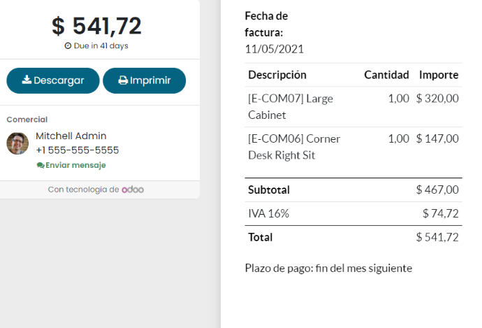 factura facturción